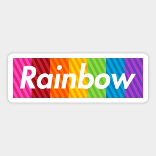 Supreme flag sale sticker